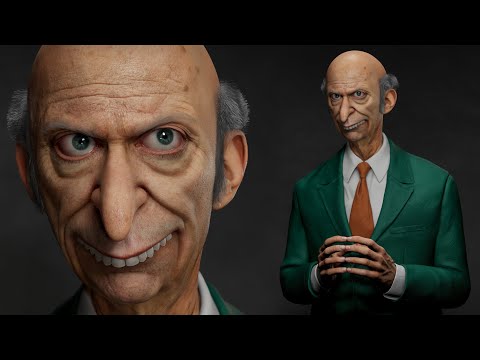 3D Model of Mr. Burns(Real time)