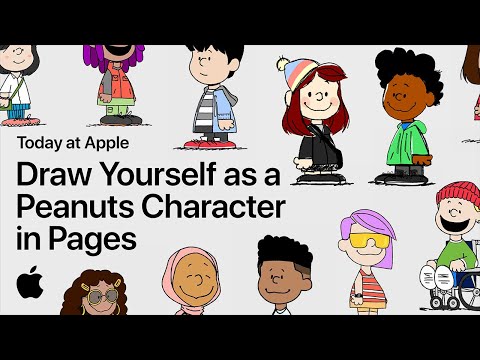Draw Yourself as a Peanuts Character in Pages with a Snoopy Artist | Apple
