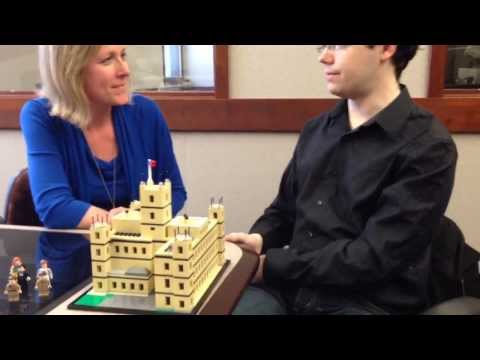 Rochester Man Uses Legos to Build Downton Abbey