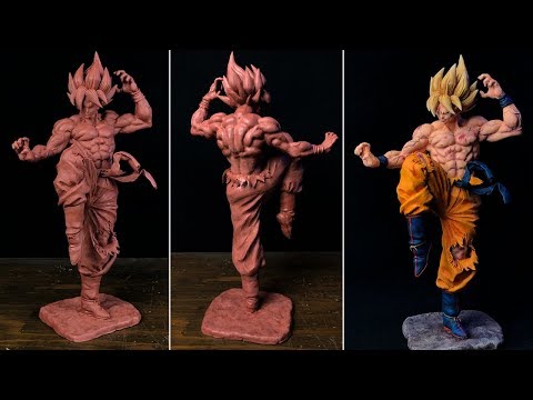 Sculpting Goku Super Saiyajin | Dragon Ball Z - EP.1