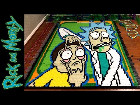 Rick and Morty (In 18,365 Dominoes!)