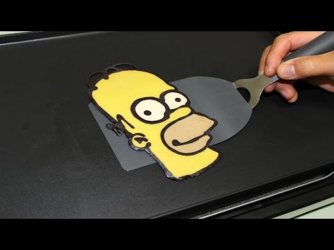 Pancake Art - Homer Simpson (The Simpsons) by Tiger Tomato
