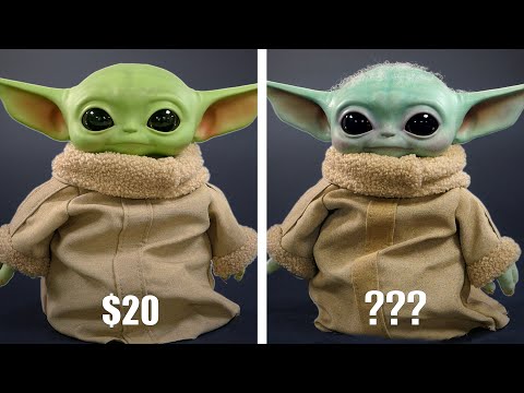 Repainting a Toy Grogu (Baby Yoda)