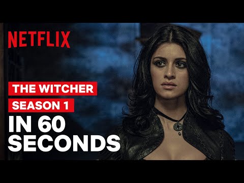 The Cast of The Witcher Recap Season 1 in 60 Seconds | Netflix