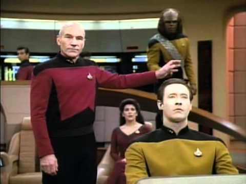Worf gets DENIED again and again on Star Trek TNG.
