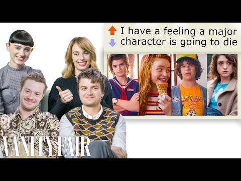 &#039;Stranger Things&#039; Fan Theories with Joe Keery, Natalia Dyer, Maya Hawke &amp; Joseph Quinn | Vanity Fair