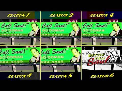 Better Call Saul BENCH OPENING - Deterioration over 6 seasons