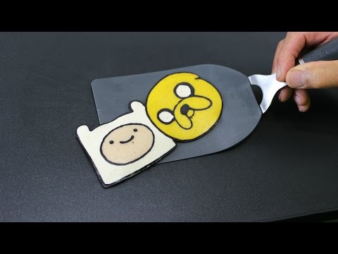 Pancake Art - Finn and Jake (Adventure Time) by Tiger Tomato