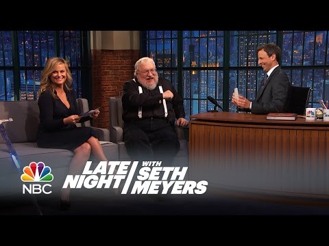 George R.R. Martin, Amy Poehler and Seth Play Game of Thrones Trivia - Late Night with Seth Meyers