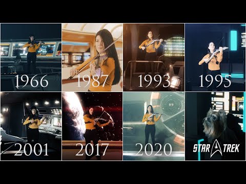 Evolution of Star Trek Series Music Theme (1966-2020) | VioDance Violin Cover