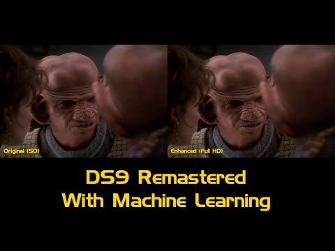 DS9 in HD using Machine Learning | Comparison Video (480p to 1080p)