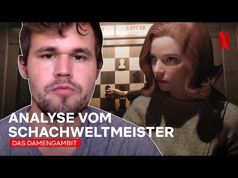 Magnus Carlsen nimmt das Damengambit-Finale unter die Lupe | Netflix