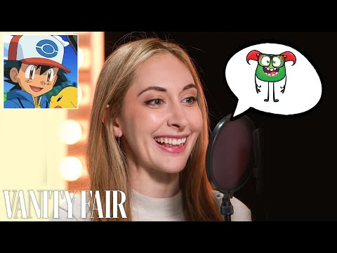 Sarah Natochenny (Ash from Pokémon) Improvises 10 New Cartoon Voices | Vanity Fair