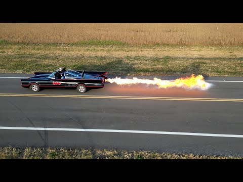 Close-up look, insane Batmobile built by Ohio man