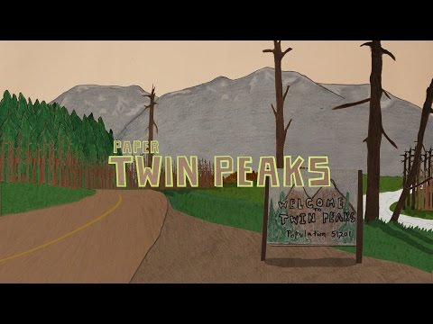 Paper Twin Peaks Intro