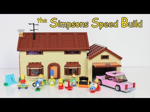 LEGO The Simpsons House 71006 Speed Build/Time Lapse
