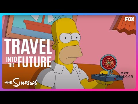 The Simpsons | Travel Into The Future Couch Gag