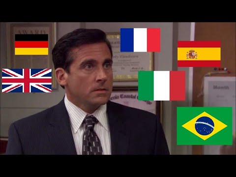 The Office &quot;NO GOD PLEASE NO&quot; in different languages