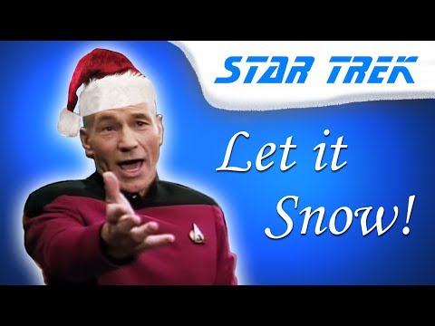 Captain Picard sings &quot;Let it Snow!&quot;