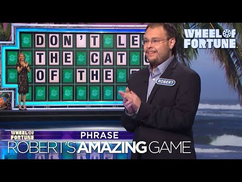 Robert&#039;s Amazing Game! | Wheel of Fortune