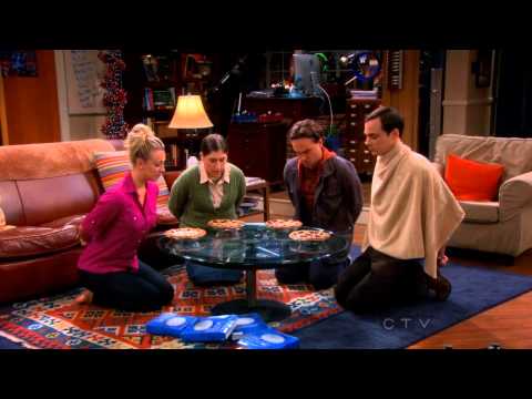 TBBT Game Night - Where&#039;s Waldo, Wrestling, Kissing, Long Division and Pie Eating