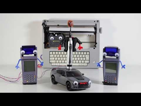 Knight Rider Theme on an Electric Toothbrush, Card Machines and a Typewriter