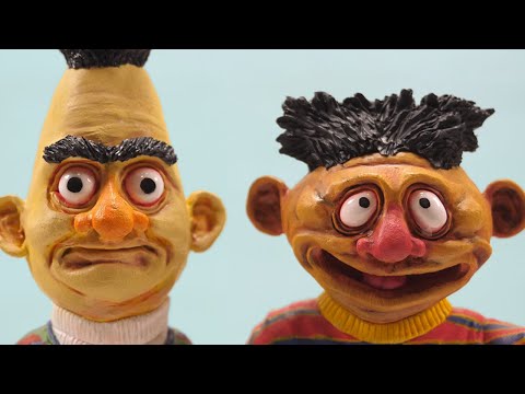 I made Bert and Ernie but they&#039;re realistic