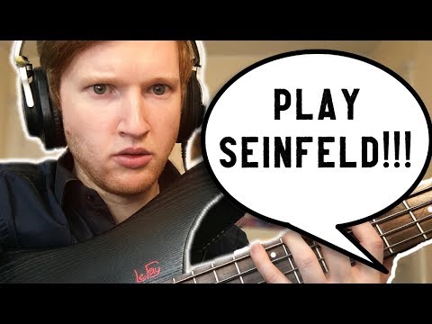 Wenn ein professioneller Bassist das "Seinfeld"-Theme spielen soll