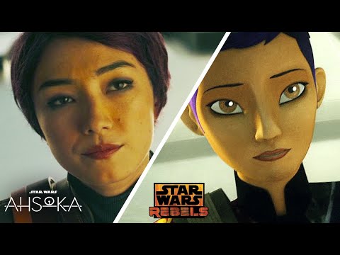 Star Wars: Szene-für-Szene-Vergleich zwischen "Ahsoka" und "Rebels"-Finale