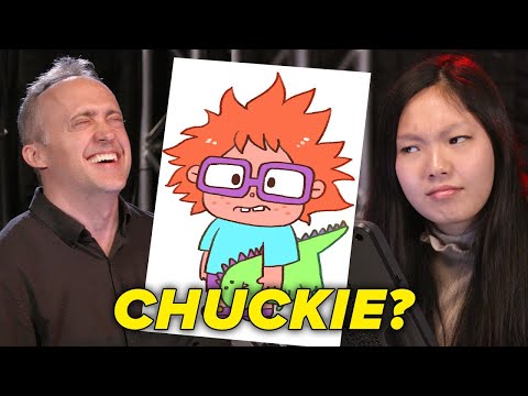 Animator Vs. Cartoonist Draw &#039;90s Characters From Memory • Draw-Off