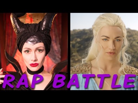 MALEFICENT vs DAENERYS: Princess Rap Battle (Yvonne Strahovski &amp; Whitney Avalon) *explicit*