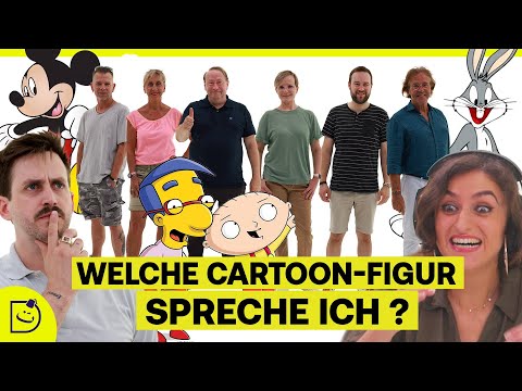 Die Stimmen welcher Cartoonfiguren sprechen die Synchronsprecher:innen?