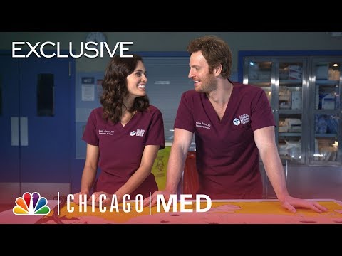 Nick Gehlfuss and Torrey DeVitto Play a Trivia Surgery Game - Chicago Med (Digital Exclusive)