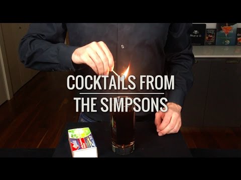 Recreated - Cocktails from &quot;The Simpsons&quot;