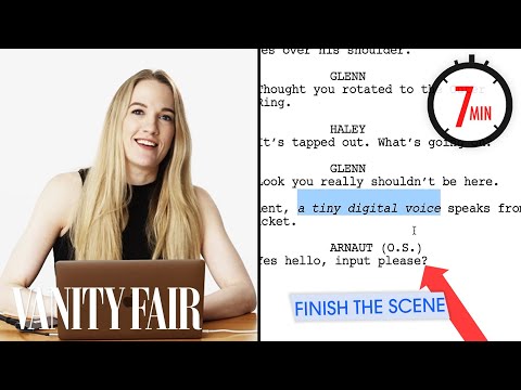 Hollywood Screenwriter Tries to Write a Scene in 7 Minutes | Vanity Fair
