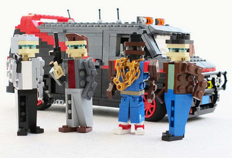Serien- und Filmautos aus LEGO-Steinen