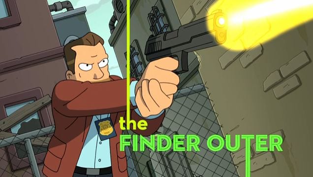 Futurama macht sich über Crime Serien lustig
