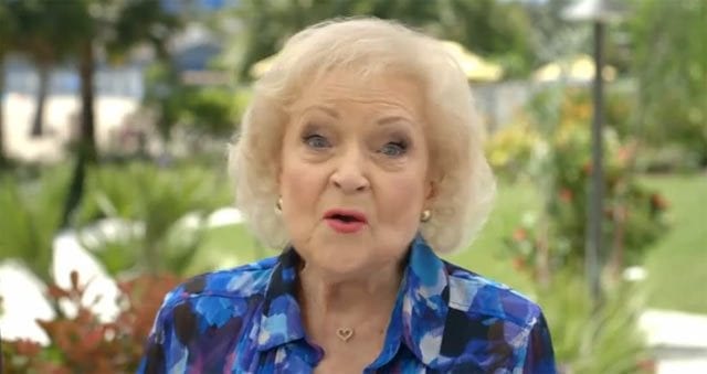 Golden Girl Betty White sorgt sich um unsere Sicherheit