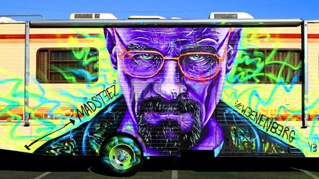 RV mit Heisenberg-Grafitti