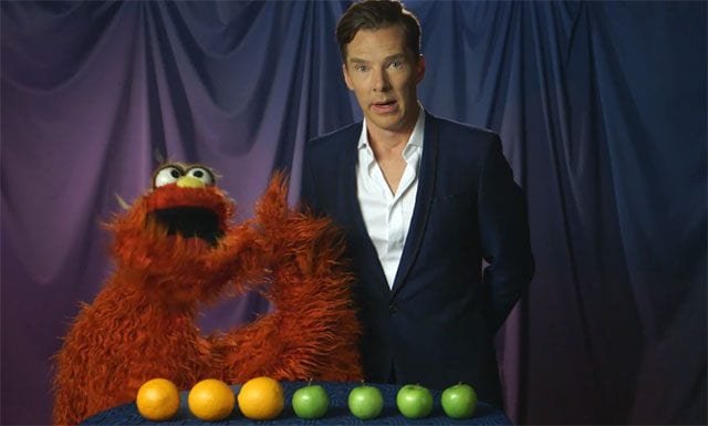 Benedict Cumberbatch in der Sesamstraße