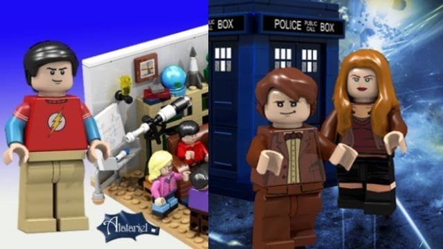The Big Bang Theory vs. Doctor Who Lego