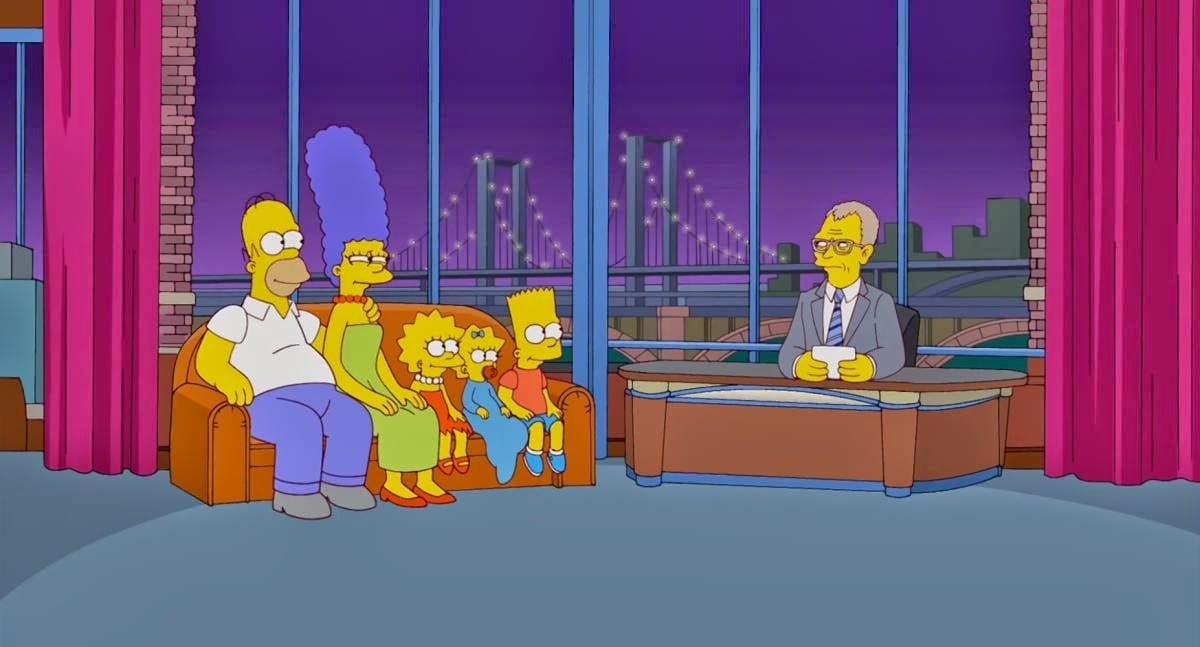 Simpsons: Letterman-Couchgag