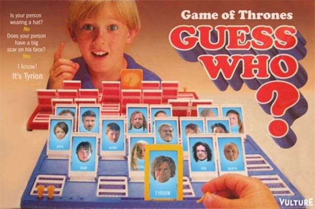 Guess Who? – Game of Thrones Edition