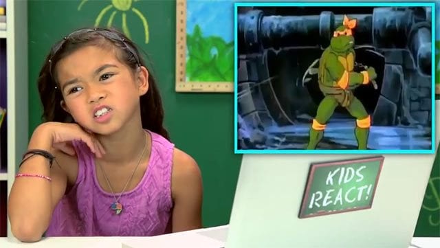 Kids React to Teenage Mutant Ninja Turtles