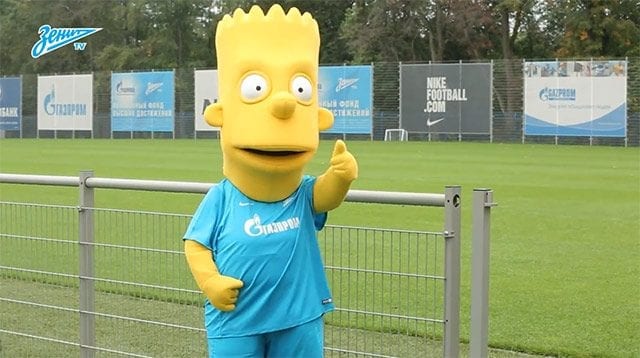 Bart Simpson heuert bei Zenit St. Petersburg an