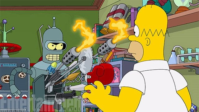 Simpsons-Futurama Crossover