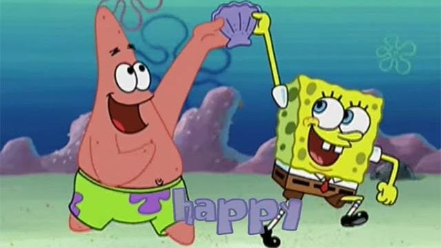 SpongeBob ist Happy