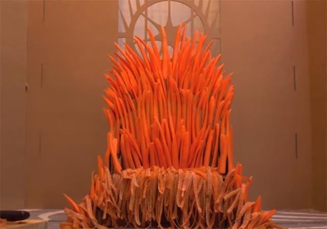 Iron Thrones aus Karrotten