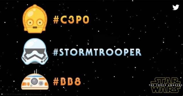 Star Wars Emojis für Twitter