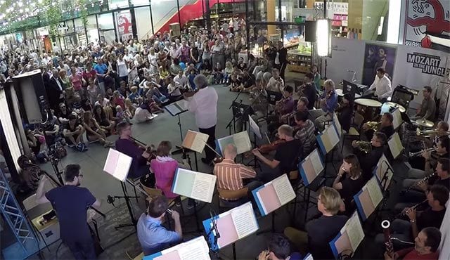 Überraschungs-Konzert für Mozart-Fans
